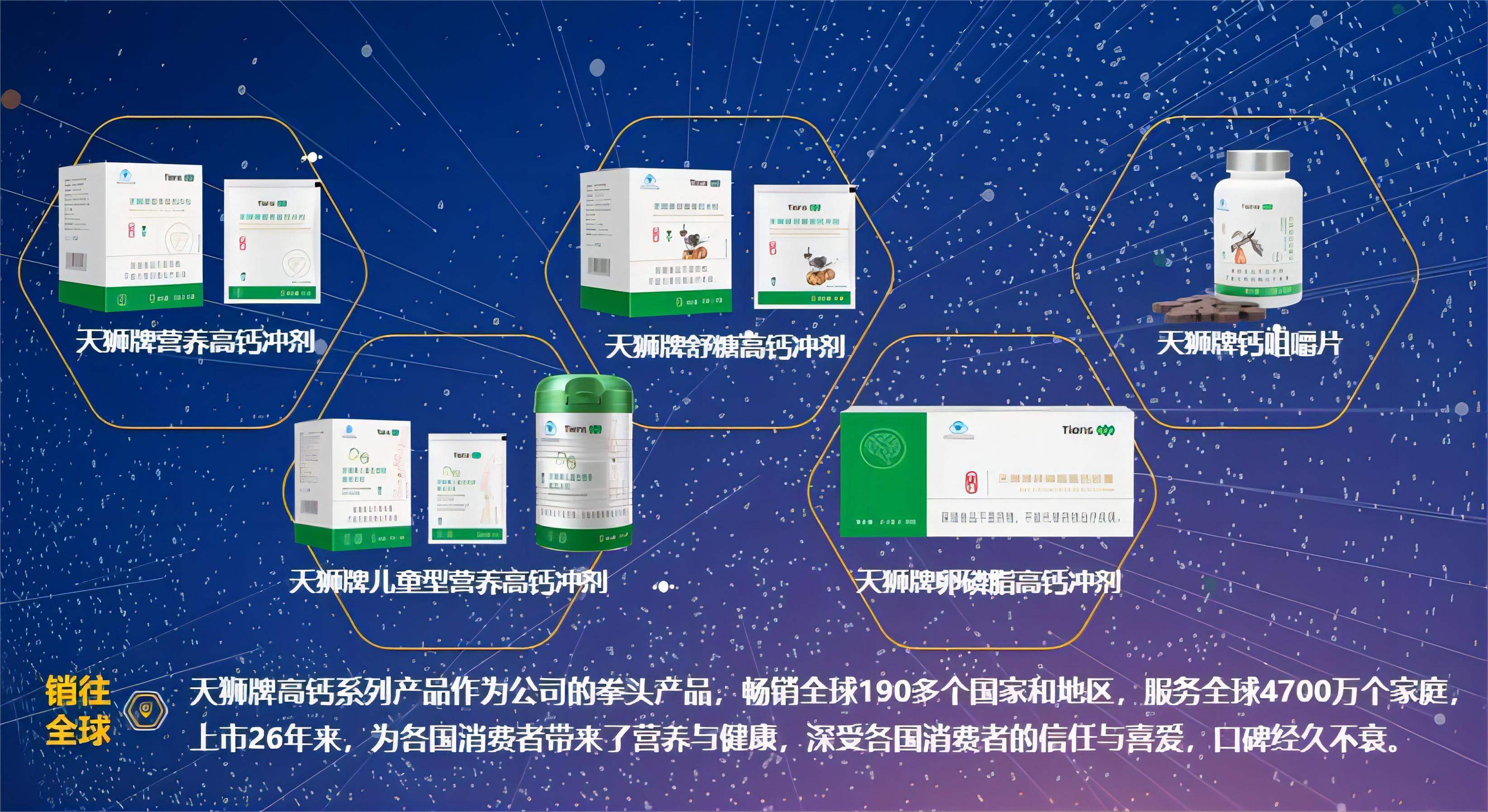 专为儿童设计的补钙营养品 - 天狮牌高钙系列产品